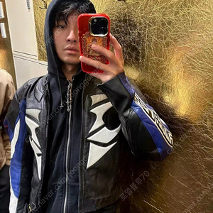 하인 게릭 베트멍 오마주 트라이벌 가죽 자켓 (EU 52 - 100~105 사이즈) 이미지