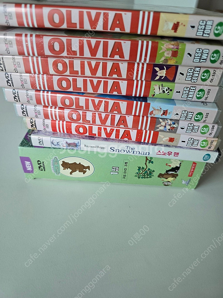 올리비아 리틀베어 스노우맨 dvd 잠수네--0