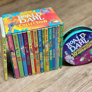 (정품)로알드달 원서 17권 + CD10종 29장+음원