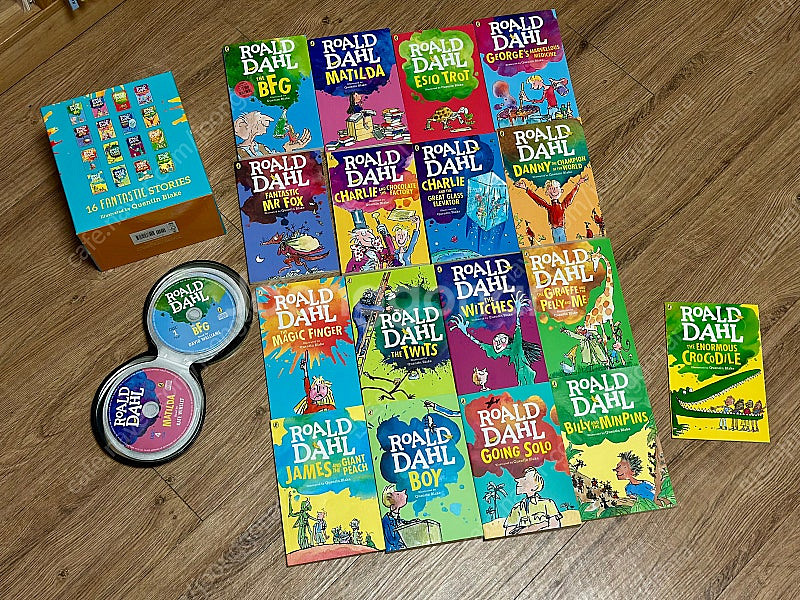 (정품)로알드달 원서 17권 + CD10종 29장+음원--1