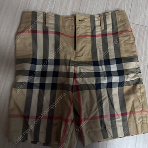 버버리 키즈 체크 면바지 14y