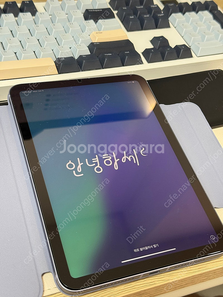아이패드 미니6 셀룰러 64gb 퍼플 판매합니다.--0