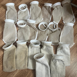 해수 4인치사용양말필터,프랙집게,걸이식여과기 외 정리