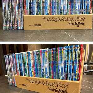 THE MAGIC SCHOOL BUS 시즌 1,2,3 DVD 1+2+3+4+5집 (26개) 풀세트영한대본 26권+종이책꽂이, 시즌 2 (6개), 시즌 3 (6개), 총 38개