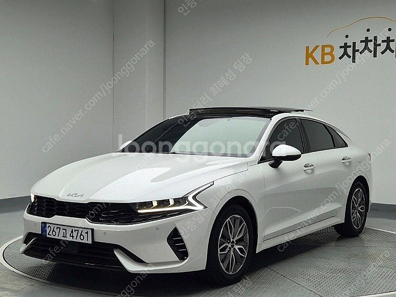 K5 중고차 시세 K5 하이브리드 중고 흰색 2023년...--0