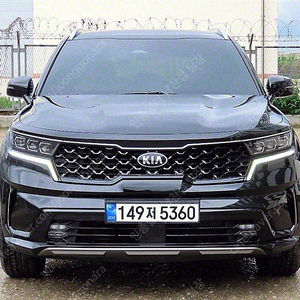 쏘렌토 중고 신형 쏘렌토 MQ4 중고 쏘렌토 중고차 검정색 2021년식 디젤 2.2 4WD 프레스티지 개인사업자 차량구매
