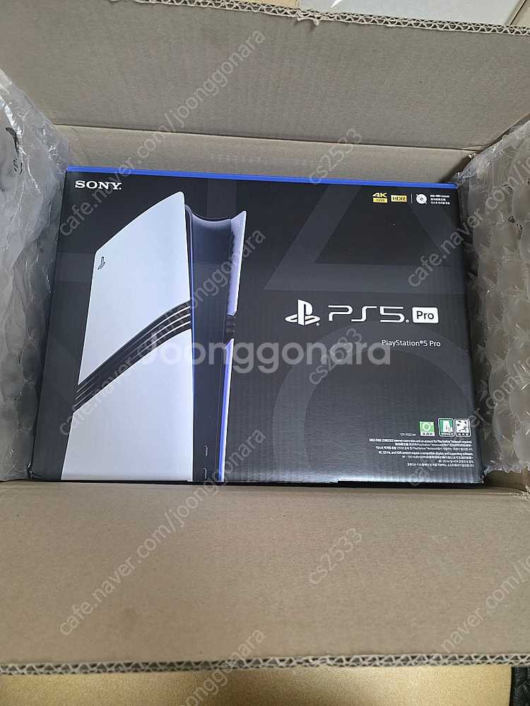 ps5 프로+디스크 드라이브 미개봉 새상품--0