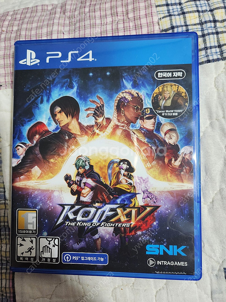ps4 킹오브파이터즈15 팝니다.(ps5 무료업글)--0
