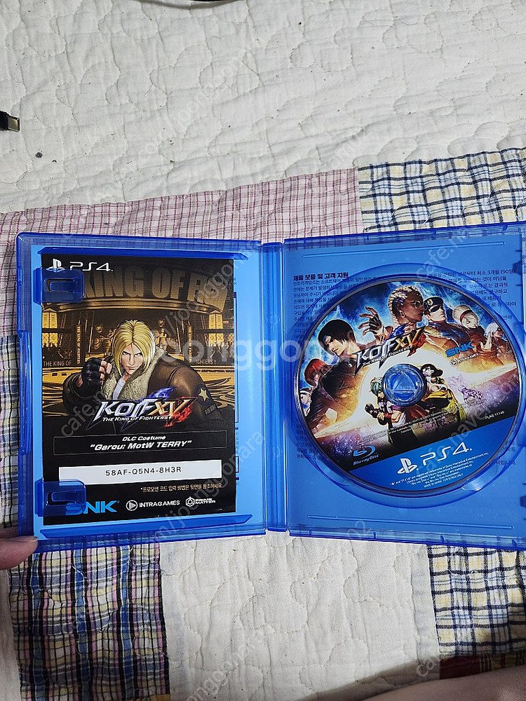 ps4 킹오브파이터즈15 팝니다.(ps5 무료업글)--1
