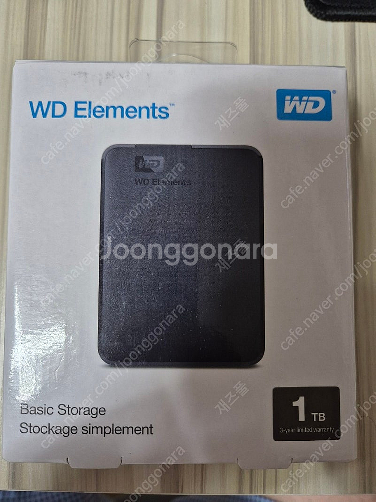 외장하드 WD Elements 1TB--0