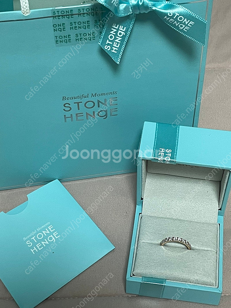 스톤헨지 14k 로즈골드 반지--0