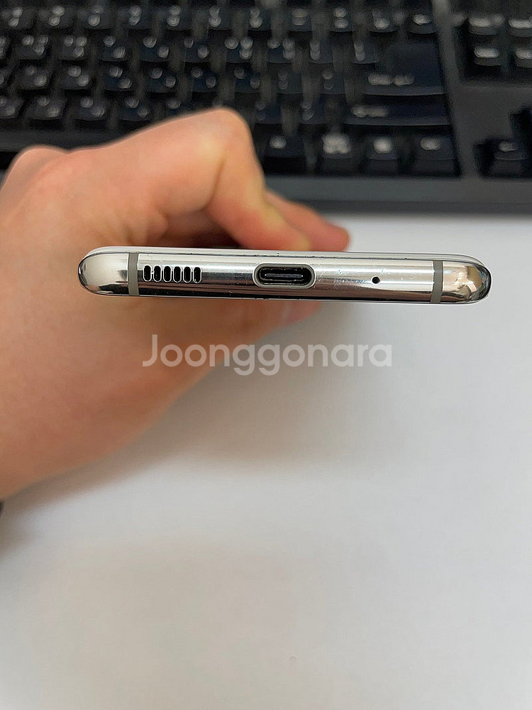갤럭시S20FE 화이트 128GB 무잔상 상태좋은 중고...--5