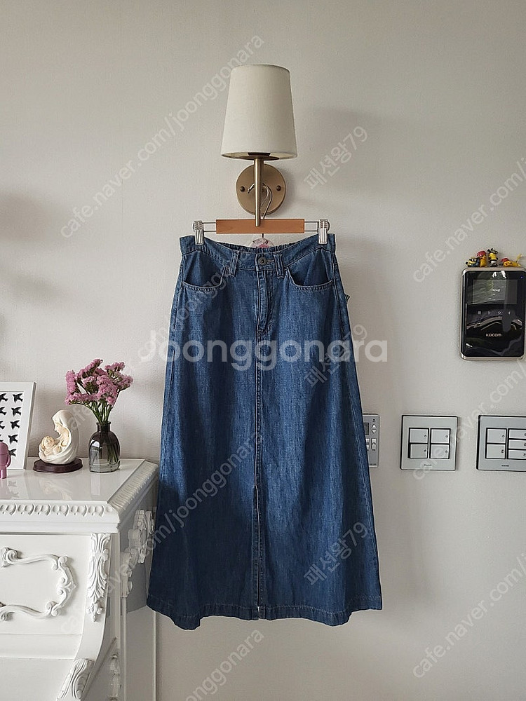 수입 레이스니트ㆍ데님롱스커트(반택포)--4