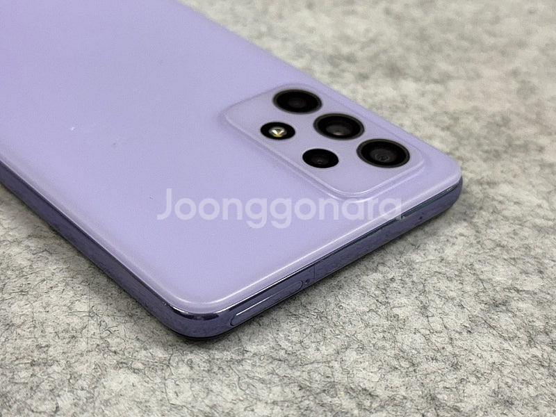 (자급제)갤럭시A52S 라벤더 128G 미파손S급 깨끗...--6