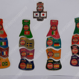 코카콜라 2002월드컵기념 개최국 퍼즐뱃지