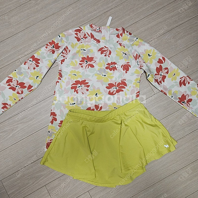 블루독 래쉬가드 스커트세트155--0