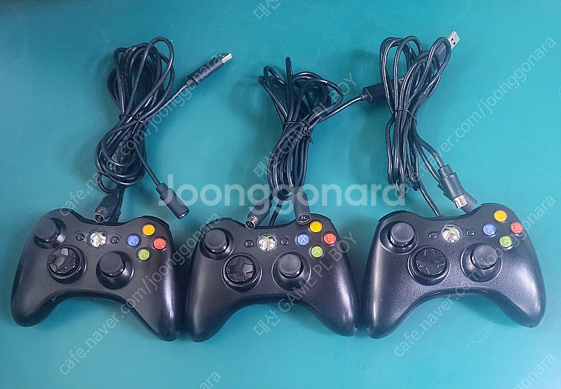 Xbox 360 정품 유선 패드 중고 정비품 판매 개당...--1