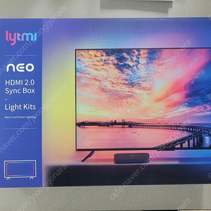 [미개봉급] Lytmi LED 줄조명 스트립 / TV·모니터용 (최대 90인치 대응) / 반응형 스마트 무드등 / A급