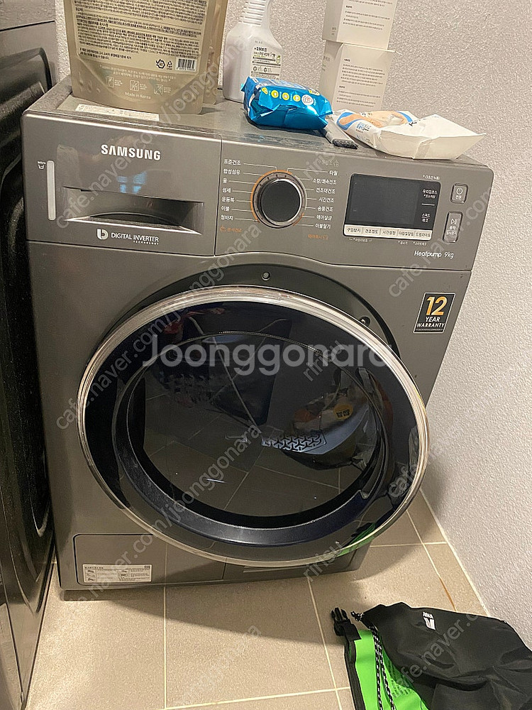 삼성 드럼세탁기 21kg 건조기 9kg--9