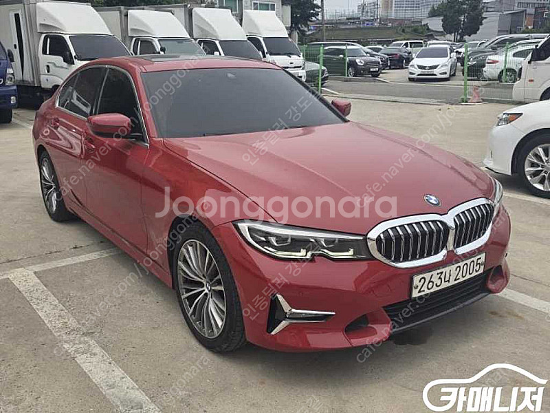 [BMW]3시리즈 (G20) 320i 럭셔리 (0톤) | 2020 | 57,731km년식 | 빨간색 | 수원 | 3...--3