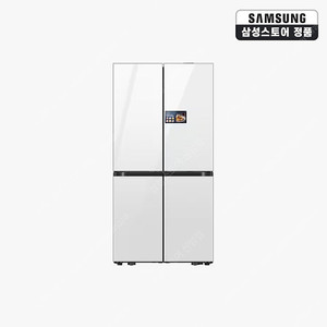 삼성비스포크 냉장고 4도어 864L RM90F91D1W 클린 화이트[미개봉-새제품]