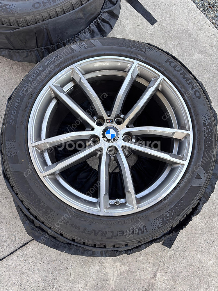 BMW 662M 순정 18인치 휠타이어 스노우타이어 판...--0