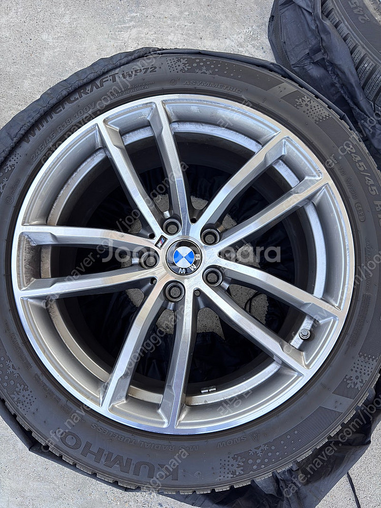 BMW 662M 순정 18인치 휠타이어 스노우타이어 판...--3