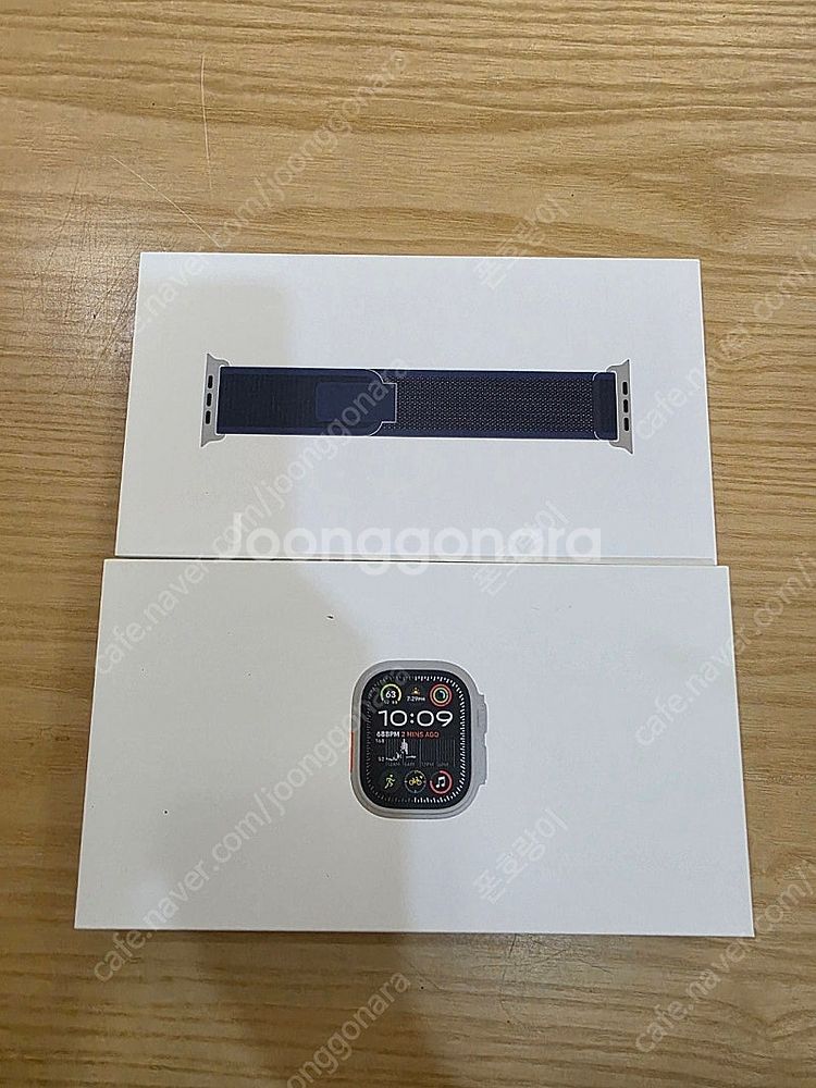 애플워치울트라2네추럴티타늄49mm+애플케어플러스 블루트...--1