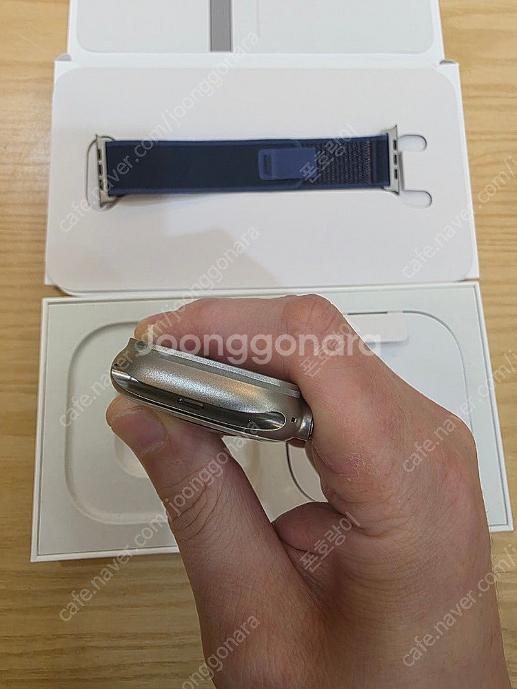 애플워치울트라2네추럴티타늄49mm+애플케어플러스 블루트...--6
