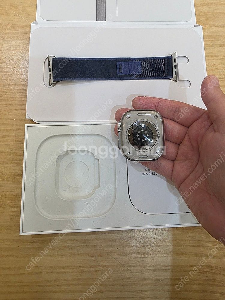 애플워치울트라2네추럴티타늄49mm+애플케어플러스 블루트...--8