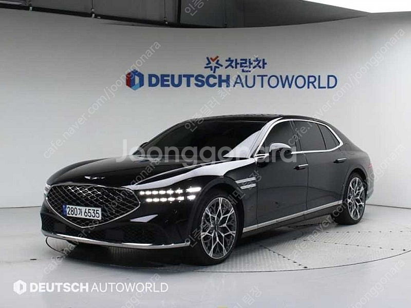 제네시스 G90 중고차 가격 제네시스 중고 검정색 20...--0