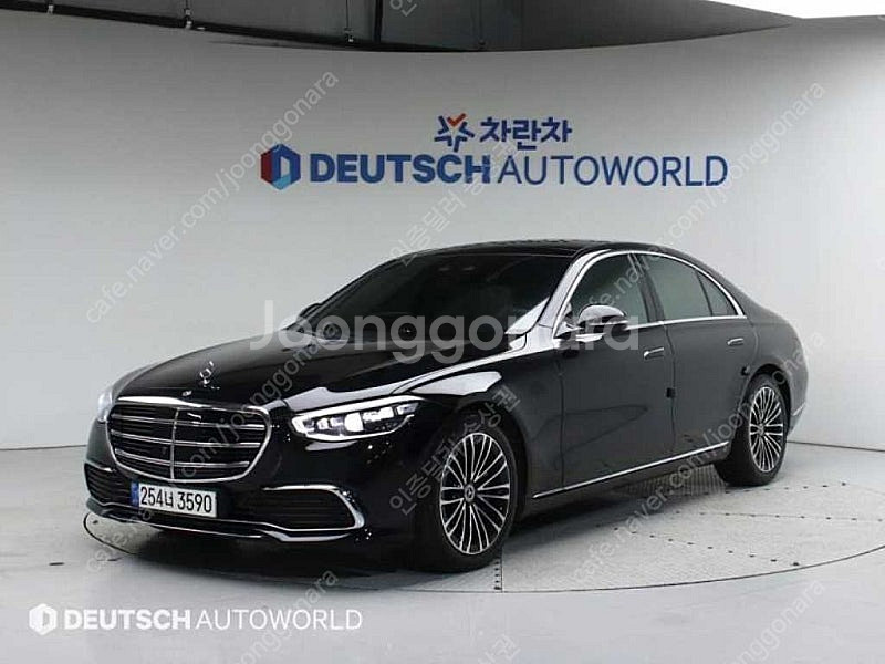 벤츠 S클래스 중고 S클래스 S350d 검정색 2022...--4
