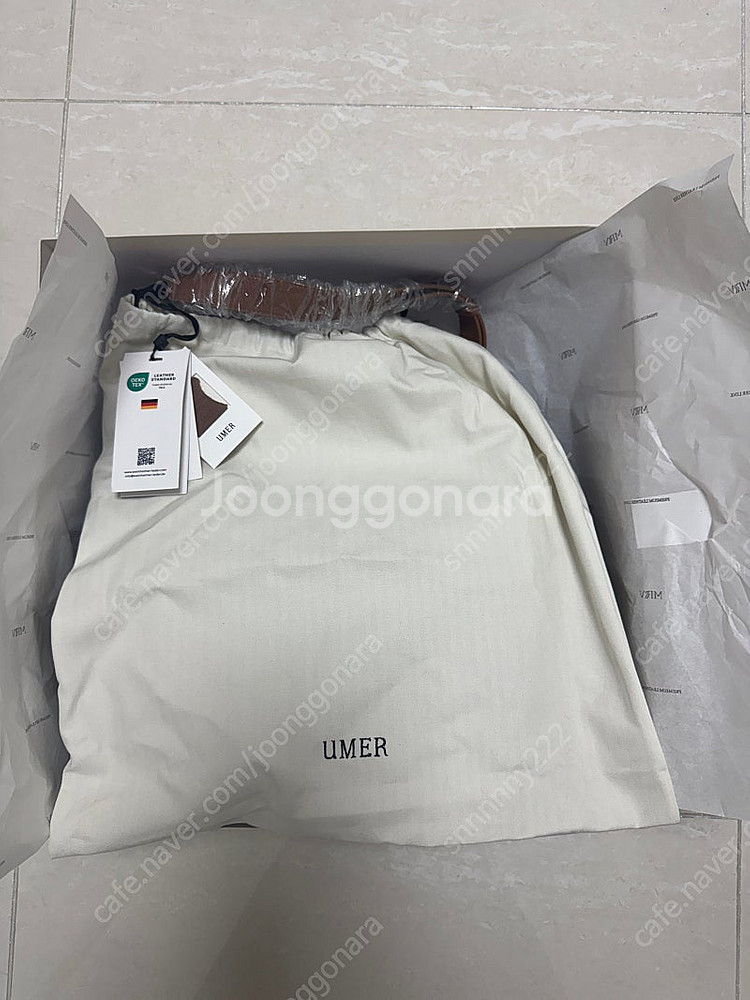 유메르 메르레브 루나백 카멜 새상품, 백참--2