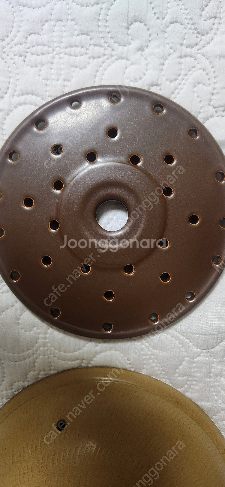 (반값택포)일제 계르마늄 이중 솥 냄비 뚝배기 만능요리냄비 (미사용)--5