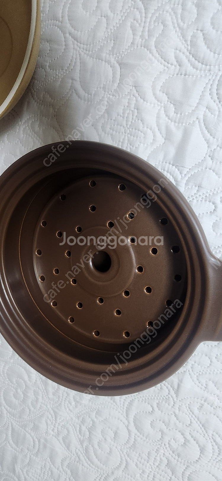 (반값택포)일제 계르마늄 이중 솥 냄비 뚝배기 만능요리냄비 (미사용)--7