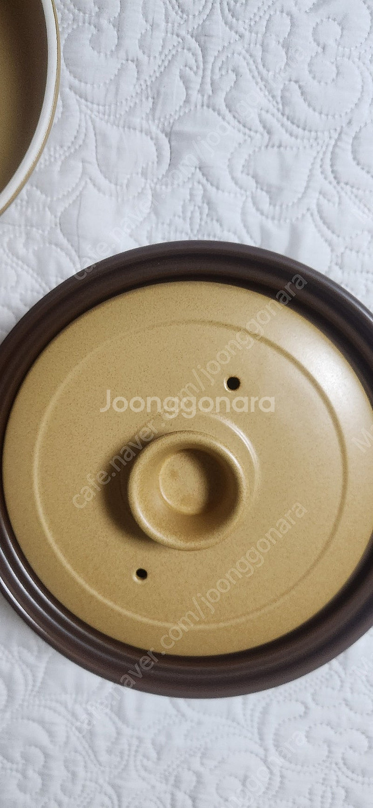 (반값택포)일제 계르마늄 이중 솥 냄비 뚝배기 만능요리냄비 (미사용)--8