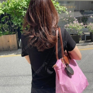 롱샴ㅡ핑크숄더ㅡ정품