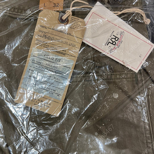 RRL 더블알엘 디스트레스드 헤링본 카펜터 팬츠 올리브 30/32 사이즈