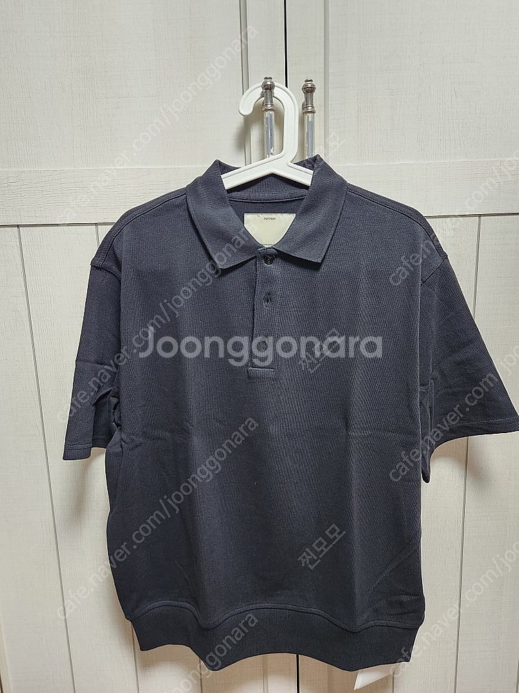 포터리 숏슬리브 폴로티셔츠 블랙 1사이즈(새상품)--0