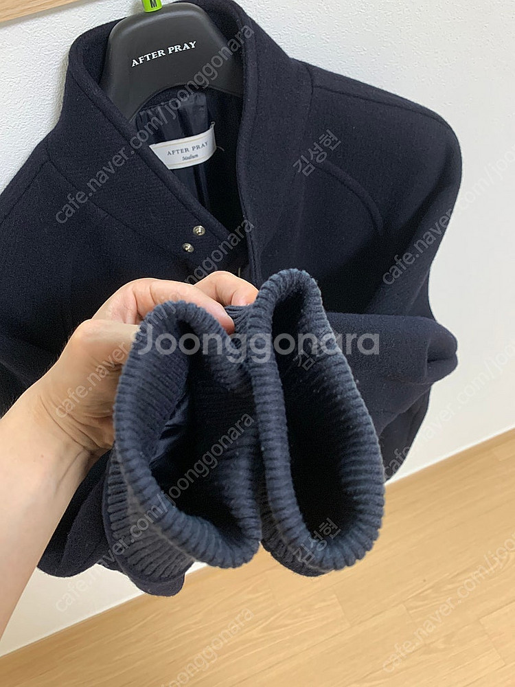 M] 애프터프레이 리가즈 해링턴 블루종 네이비--3