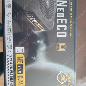 안텍 NEO ECO 750W 80PLUS GOLD 파워팝니다