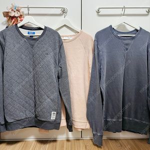 *옷장정리* (L,XL사이즈) 아디다스, J.Crew 제이크루 등 맨투맨 3종 (키186, 몸무게82-84kg)