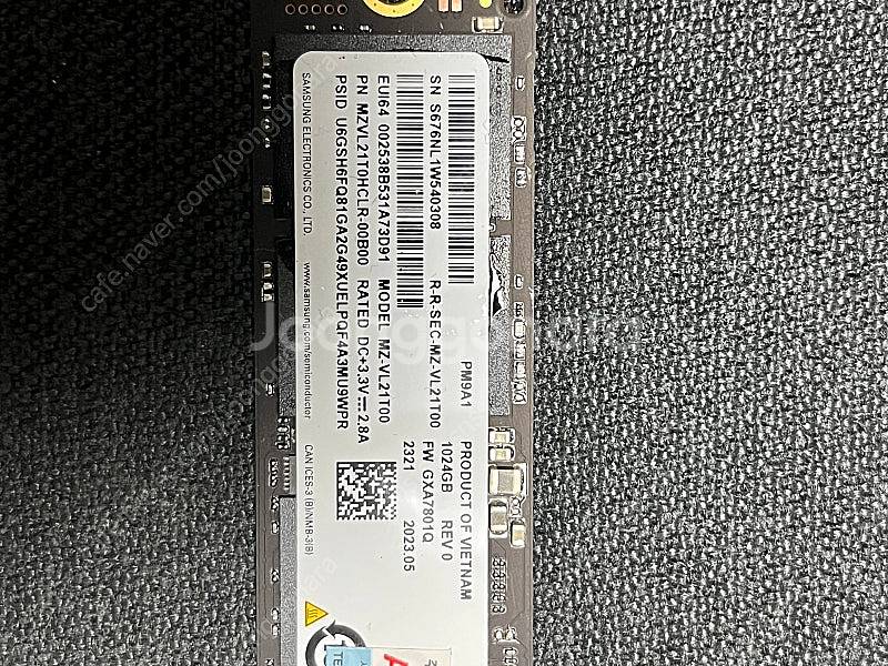 삼성전자 PM9A1 M.2 NVMe (1TB)--0