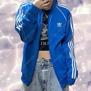 아디다스 투웨이 슈퍼스타 져지 블루 XL
