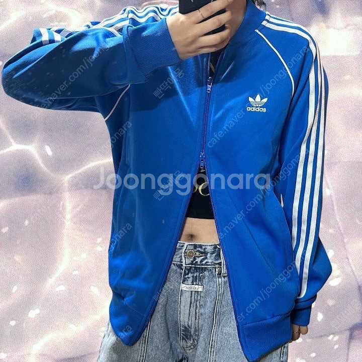 아디다스 투웨이 슈퍼스타 져지 블루 XL--2