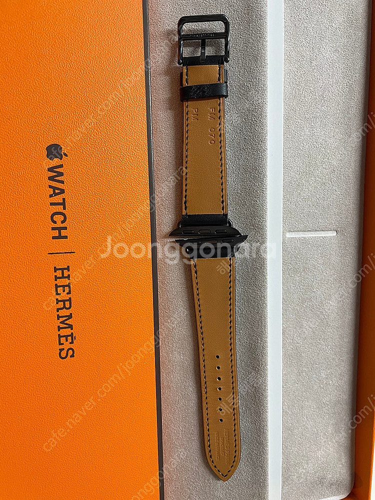 애플워치 에르메스 가죽스트랩 41mm 시착품--3