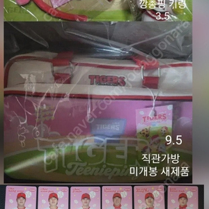 미개봉) 기아타이거즈 티니핑 직관가방 하츄핑 깡총핑 인형키링 머리띠 양도 미개봉 새제품 티니핑 포카 도영핑 형우핑 선우핑 상우핑 정우핑 네일핑
