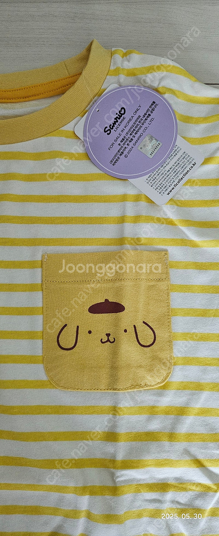 산리오 폼포푸린 티셔츠 140--1