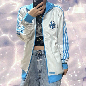 아디다스 올랭피크 마르세유 져지 화이트 블루 110