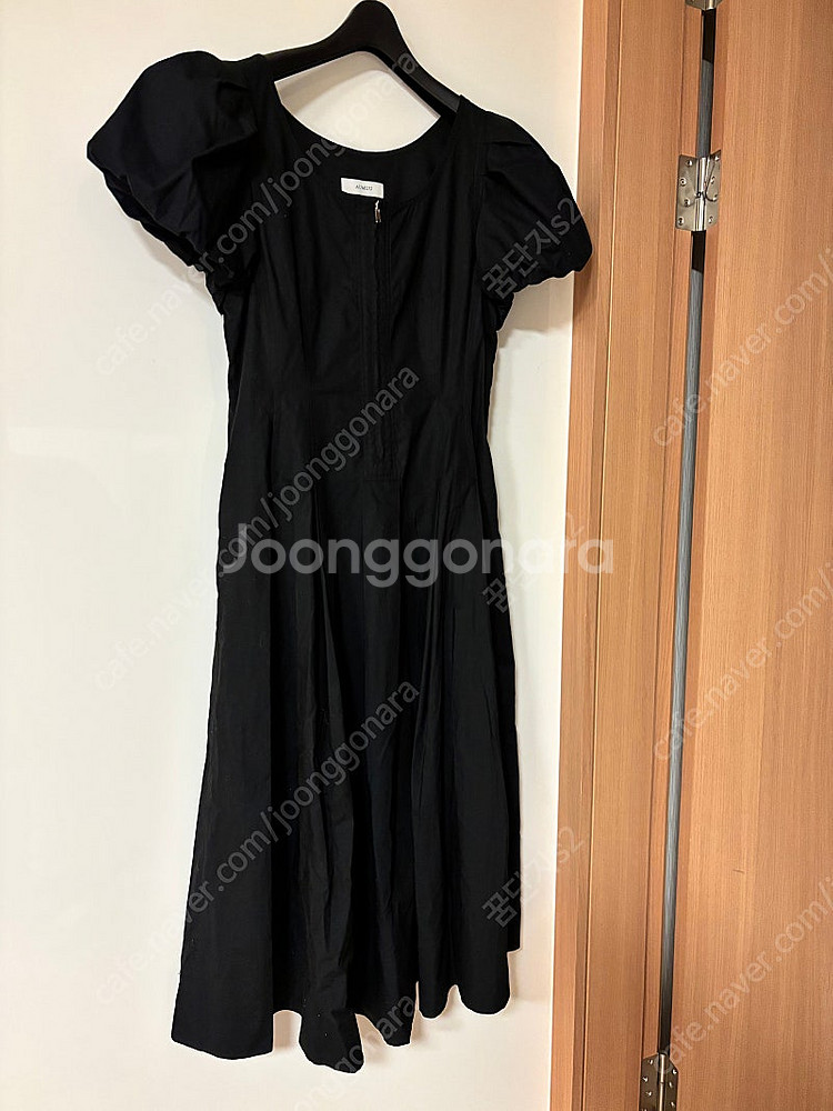 Aumuu 오뮤 원피스 벌룬 퍼프소매 결혼식 하객룩 직...--1